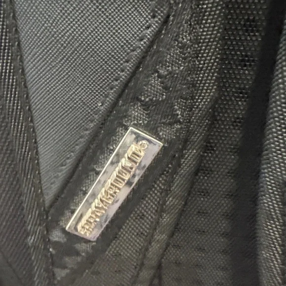 Sprayground limited edition Black Backpack with Silver Shark Design